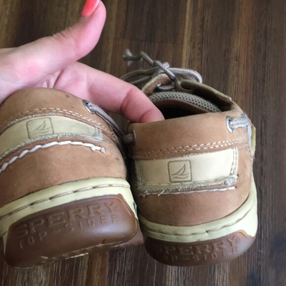 Sperry Top-Sider tan leather boat shoes - Picture 5 of 7